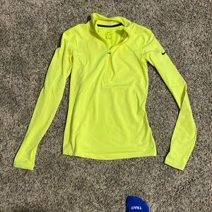 Neon yellow Nike Pullover